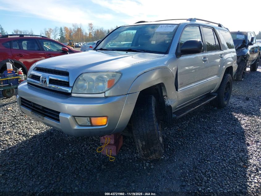 2005 Toyota 4Runner Sr5 Sport V6/Sr5 V6 VIN: JTEZU14R758024908 Lot: 43721960