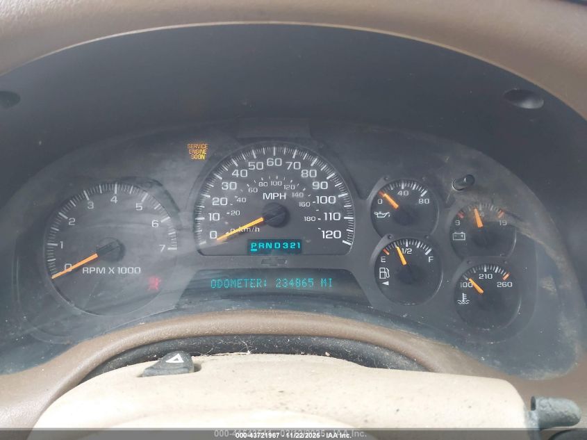 2002 Chevrolet Trailblazer Ltz VIN: 1GNDS13S022470316 Lot: 43721967