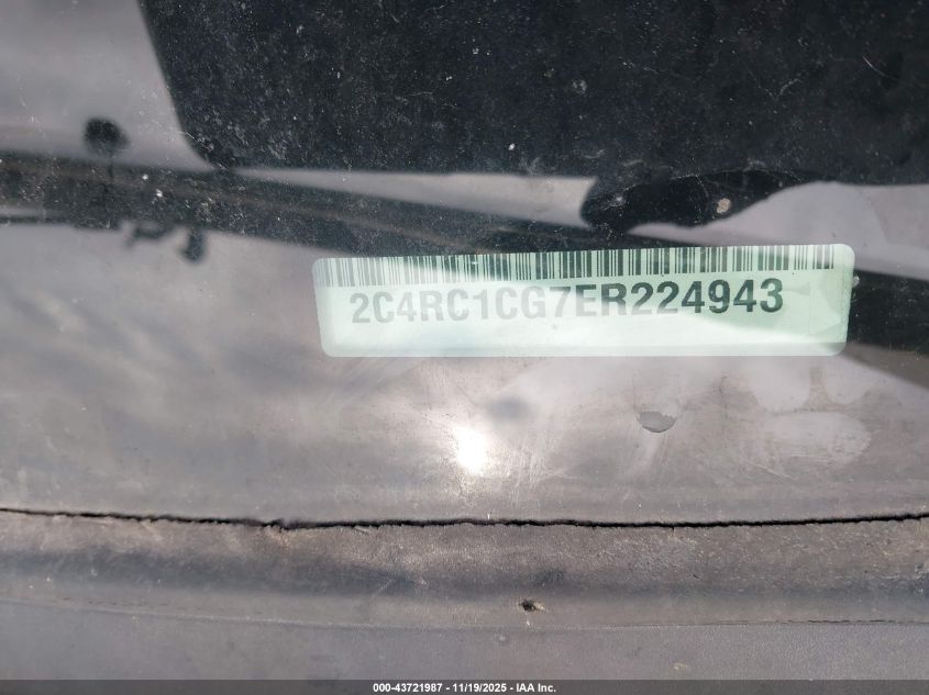 2014 Chrysler Town & Country Touring-L 30Th Anniversary VIN: 2C4RC1CG7ER224943 Lot: 43721987