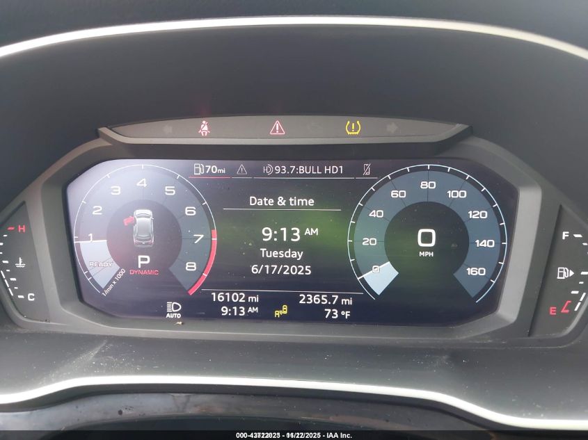 2023 Audi Q3 Premium Plus 45 Tfsi S Line Quattro Tiptronic VIN: WA1EECF31P1141507 Lot: 43722023