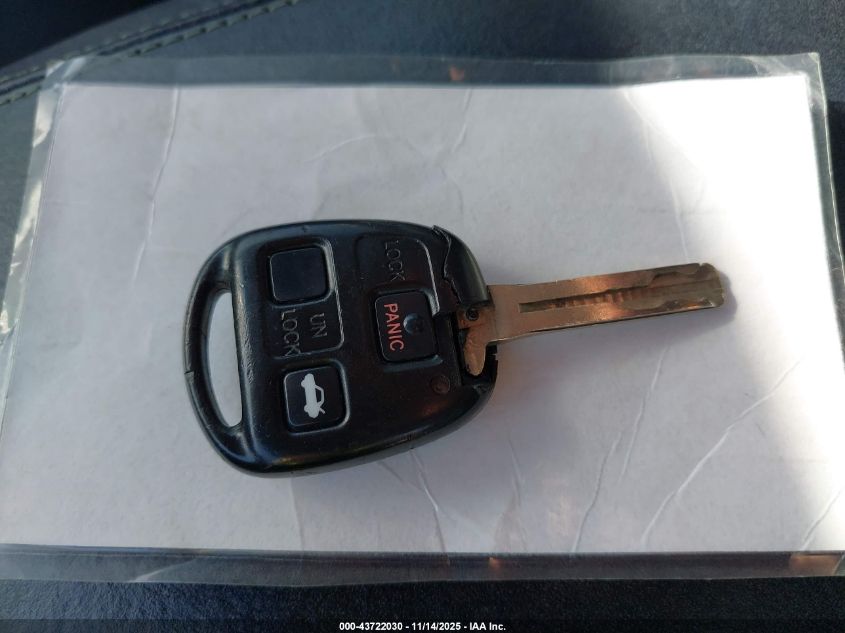 2002 Lexus Es 300 VIN: JTHBF30G020083937 Lot: 43722030