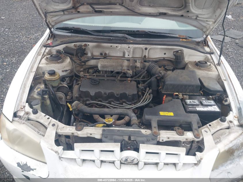 2000 Hyundai Accent Gl VIN: KMHCG45G8YU031907 Lot: 43722064