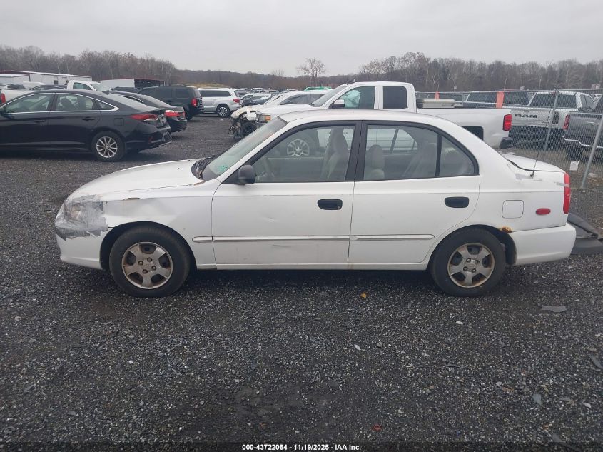 2000 Hyundai Accent Gl VIN: KMHCG45G8YU031907 Lot: 43722064
