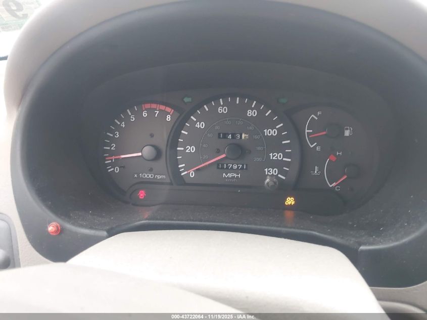 2000 Hyundai Accent Gl VIN: KMHCG45G8YU031907 Lot: 43722064