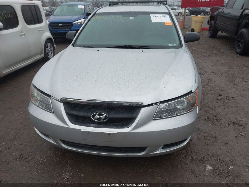 2008 Hyundai Sonata Gls V6 VIN: 5NPET46F68H349257 Lot: 43722086