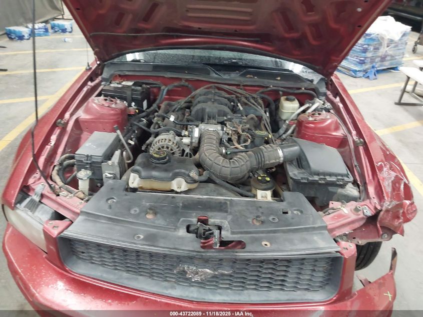 2007 Ford Mustang V6 Deluxe/V6 Premium VIN: 1ZVFT80N675199352 Lot: 43722089