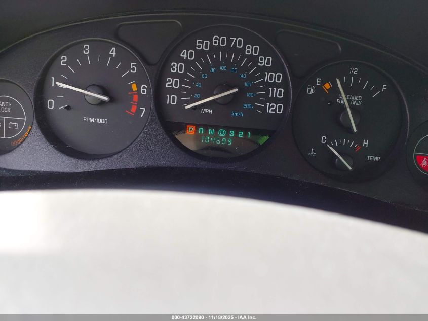 1998 Buick Regal Ls VIN: 2G4WB52K7W1507826 Lot: 43722090