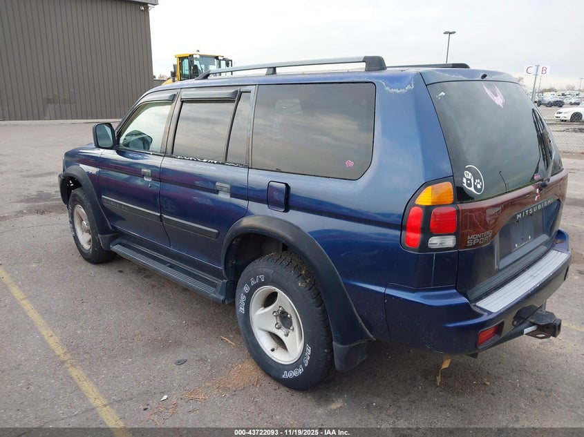 JA4LS21H01P051380 2001 MITSUBISHI MONTERO SPORT photo no. 3