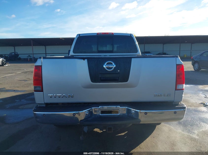 2008 Nissan Titan Le VIN: 1N6AA06C68N334953 Lot: 43722096