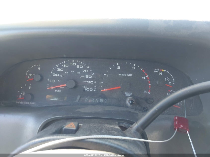 2003 Ford F-250 Lariat/Xl/Xlt VIN: 1FTNW21F43EA97505 Lot: 43722125