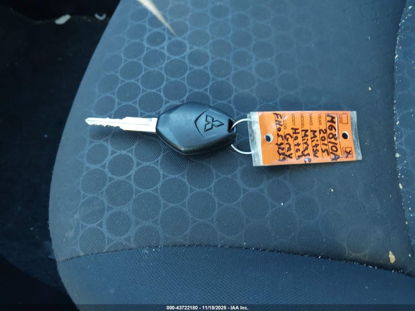 2015 Mitsubishi Mirage De/Rf VIN: ML32A3HJ7FH059239 Lot: 43722180