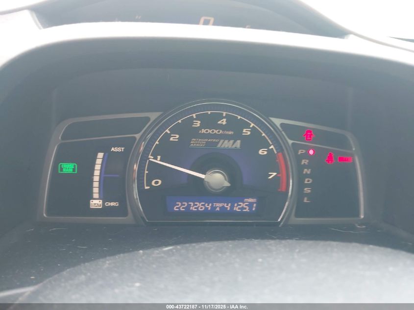 2006 Honda Civic Hybrid VIN: JHMFA36286S023653 Lot: 43722187