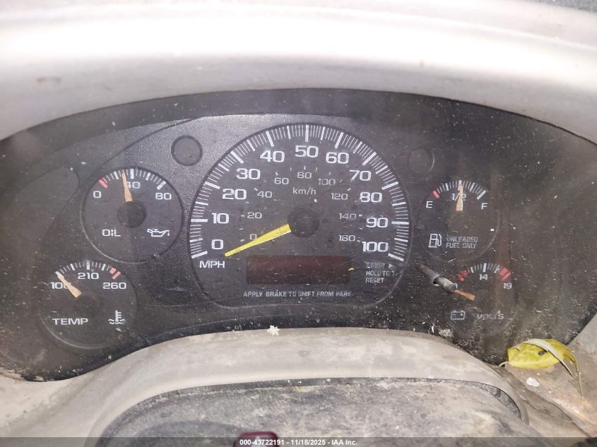 1999 Chevrolet Astro VIN: 1GNDM19W3XB100098 Lot: 43722191