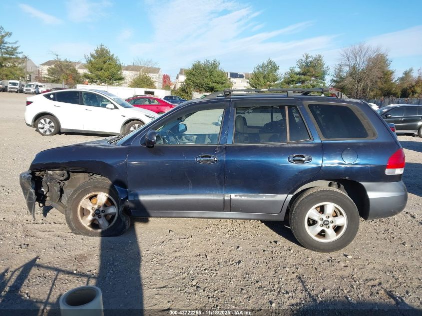 2005 Hyundai Santa Fe Gls/Lx VIN: KM8SC13E65U868061 Lot: 43722255