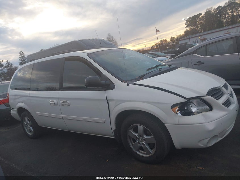 2007 Dodge Grand Caravan Sxt VIN: 2D4GP44L67R348491 Lot: 43722291