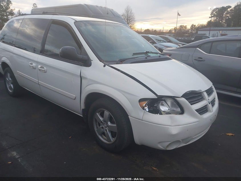 2007 Dodge Grand Caravan Sxt VIN: 2D4GP44L67R348491 Lot: 43722291