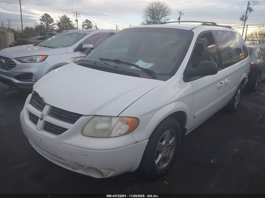 2007 Dodge Grand Caravan Sxt VIN: 2D4GP44L67R348491 Lot: 43722291