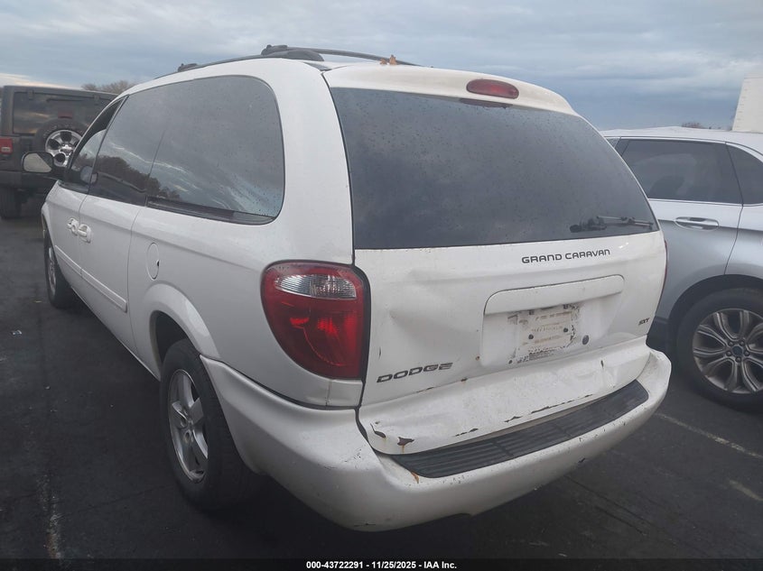 2007 Dodge Grand Caravan Sxt VIN: 2D4GP44L67R348491 Lot: 43722291