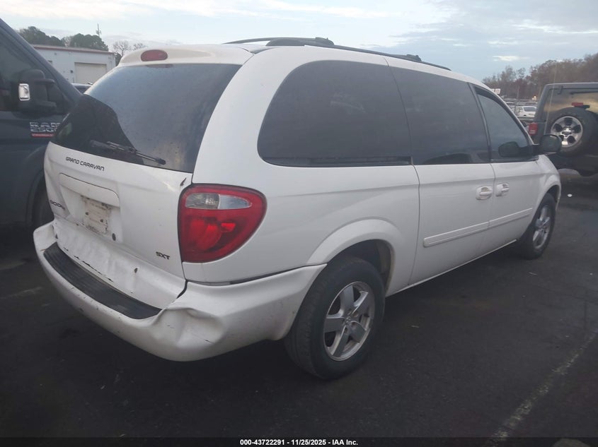 2007 Dodge Grand Caravan Sxt VIN: 2D4GP44L67R348491 Lot: 43722291