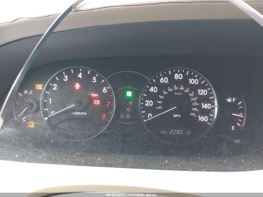 2005 Toyota Avalon Limited VIN: 4T1BK36B35U061447 Lot: 43722310