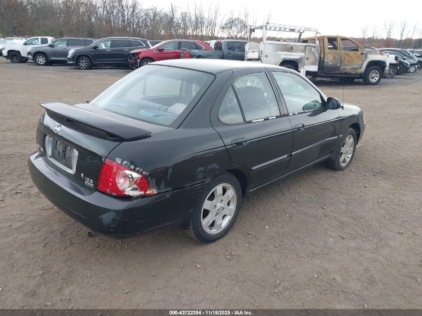 2006 Nissan Sentra 1.8S VIN: 3N1CB51D76L467677 Lot: 43722354
