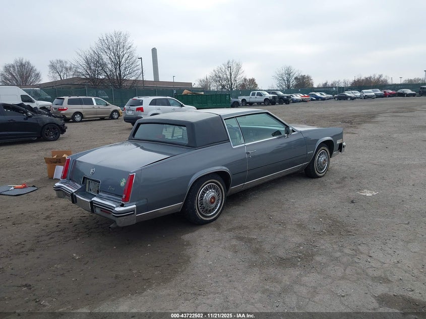1G6EL5781FE648547 1985 CADILLAC ELDORADO photo no. 4