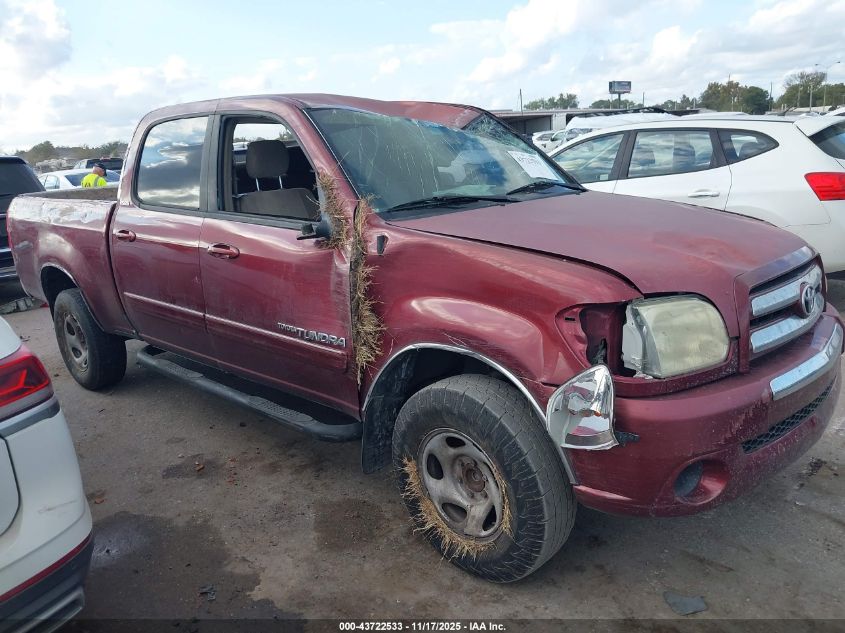 2006 Toyota Tundra Sr5 V8 VIN: 5TBET34186S548473 Lot: 43722533