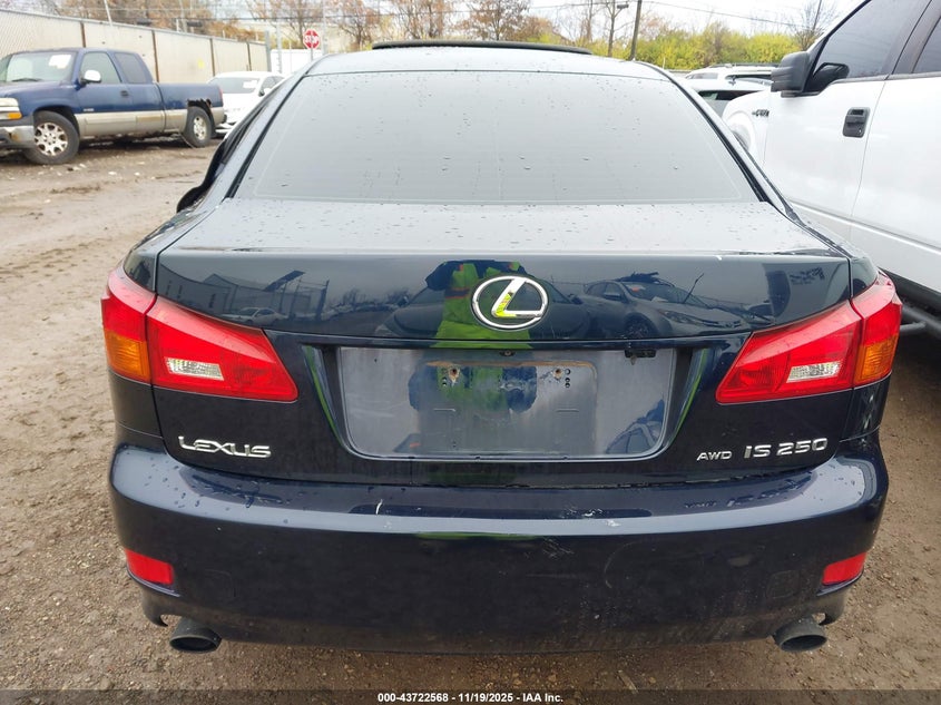 2006 Lexus Is 250 VIN: JTHCK262662002231 Lot: 43722568