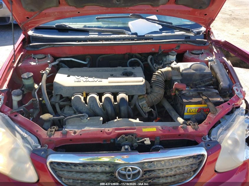 2008 Toyota Corolla Le VIN: 2T1BR32E98C892596 Lot: 43722608