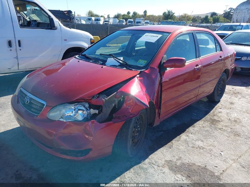 2008 Toyota Corolla Le VIN: 2T1BR32E98C892596 Lot: 43722608