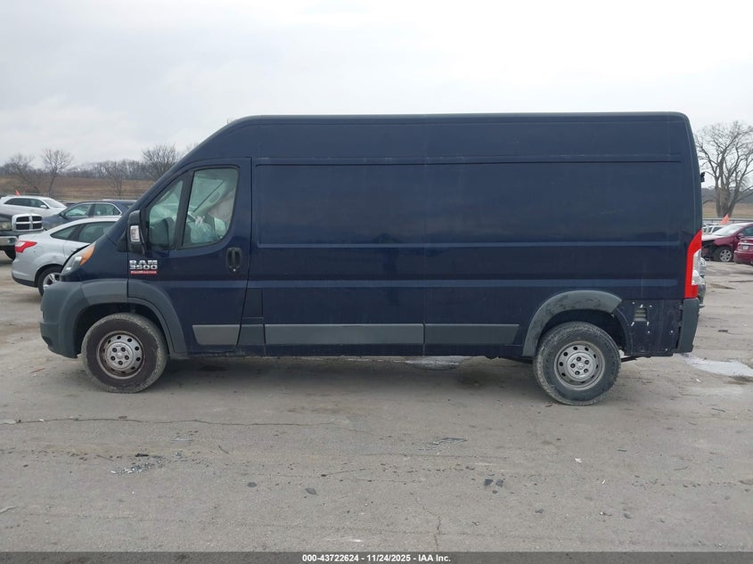 2018 Ram Promaster 3500 VIN: 3C6URVHGXJE111743 Lot: 43722624