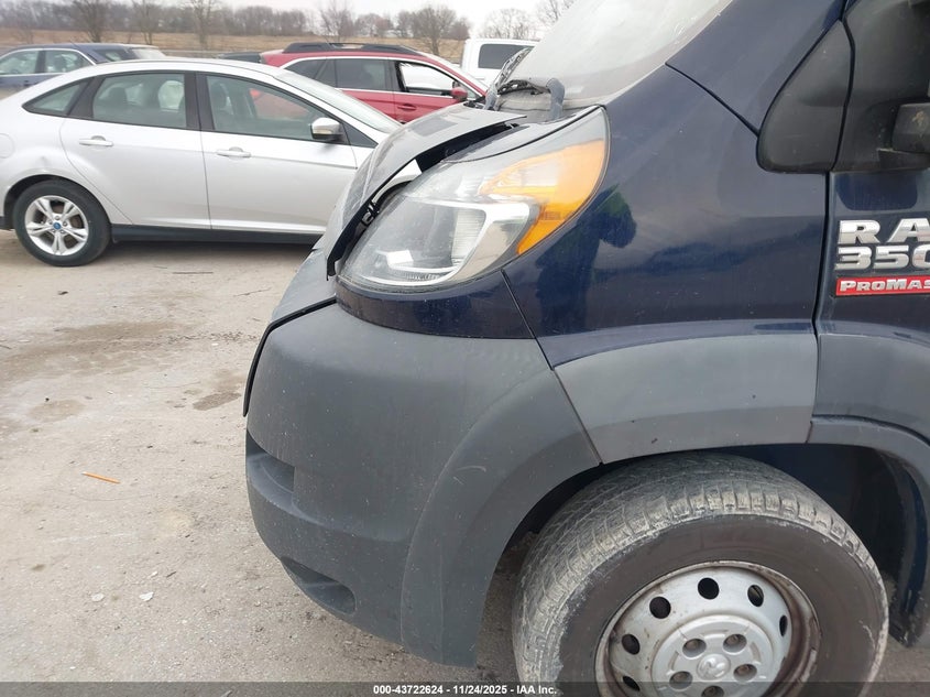 2018 Ram Promaster 3500 VIN: 3C6URVHGXJE111743 Lot: 43722624