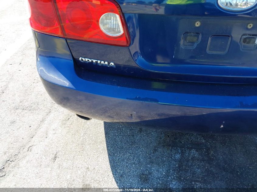 2008 Kia Optima Ex V6 VIN: KNAGE124385171763 Lot: 43722644