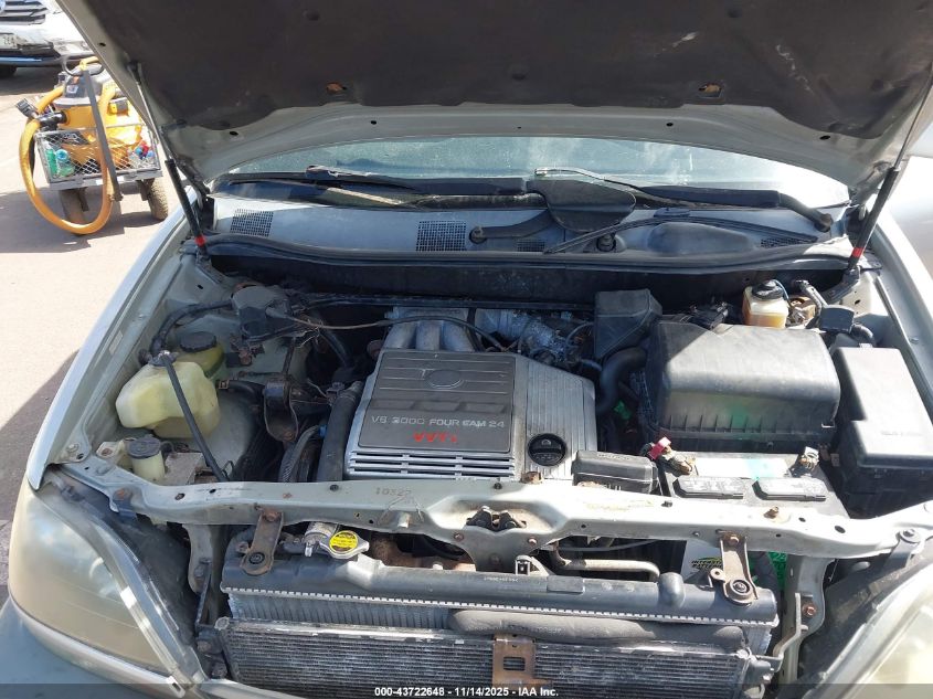 2000 Lexus Rx 300 VIN: JT6HF10U6Y0123170 Lot: 43722648