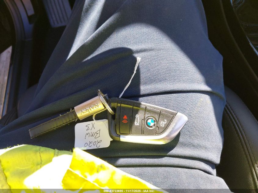 2020 BMW X3 Sdrive30I VIN: 5UXTY3C03L9C68190 Lot: 43722695