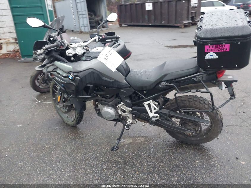 2019 BMW F 850 Gs VIN: WB10B1901KZ791217 Lot: 43722729
