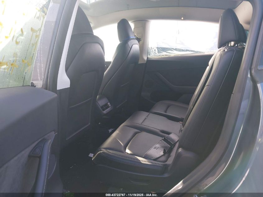 2023 Tesla Model Y Awd/Long Range Dual Motor All-Wheel Drive VIN: 7SAYGAEE6PF743446 Lot: 43722767