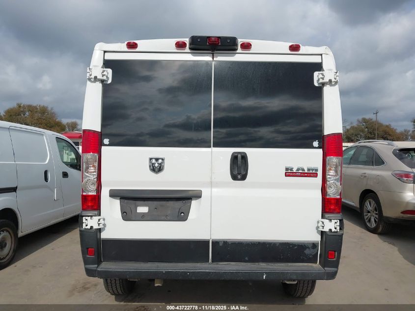 2019 Ram Promaster 1500 Low Roof 136 Wb VIN: 3C6TRVAG6KE502721 Lot: 43722778