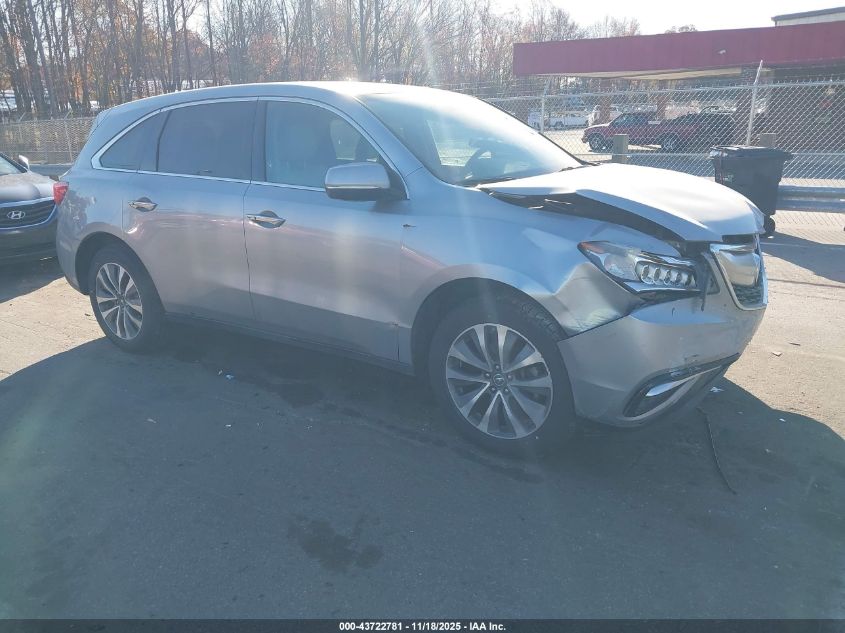 ACURA MDX TECHNOLOGY ACURAWATCH PLUS PACKAGES/TECHNOLOGY PACKAGE