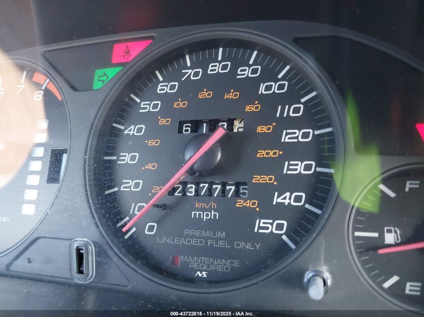 1997 Honda Prelude VIN: JHMBB6243VC002478 Lot: 43722816