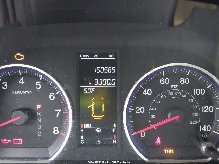 2008 Honda Cr-V Ex-L VIN: JHLRE48788C015196 Lot: 43722917