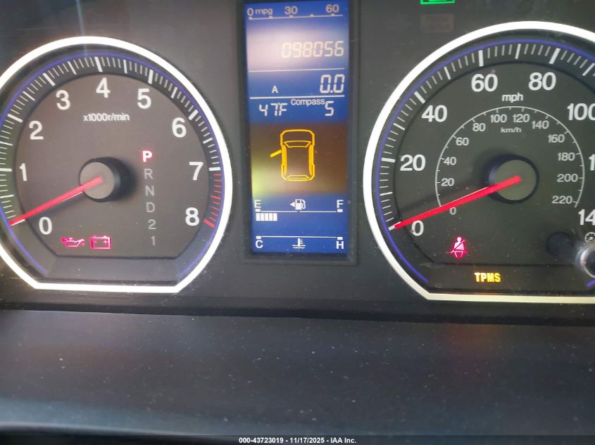 2010 Honda Cr-V Ex-L VIN: 5J6RE4H75AL101014 Lot: 43723019