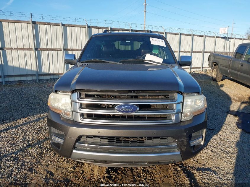 2015 Ford Expedition Platinum VIN: 1FMJU1LT7FEF49335 Lot: 43723038