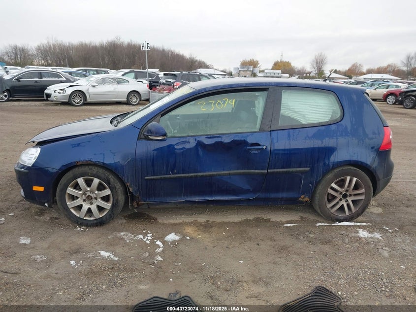 2007 Volkswagen Rabbit 2-Door VIN: WVWAR71KX7W160574 Lot: 43723074