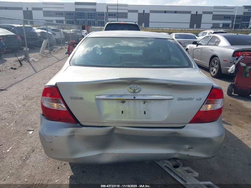 2004 Toyota Camry Le VIN: 4T1BE32K24U366109 Lot: 43723119