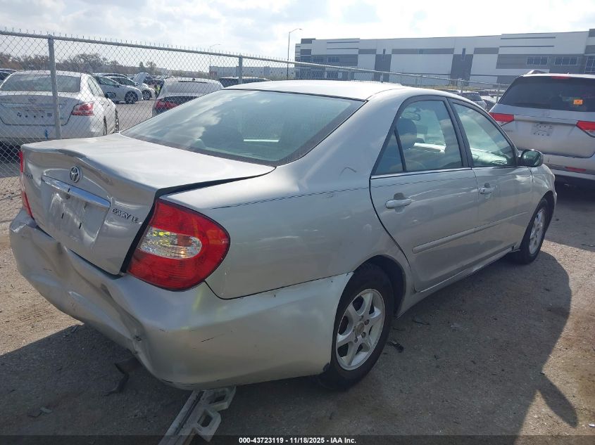 2004 Toyota Camry Le VIN: 4T1BE32K24U366109 Lot: 43723119