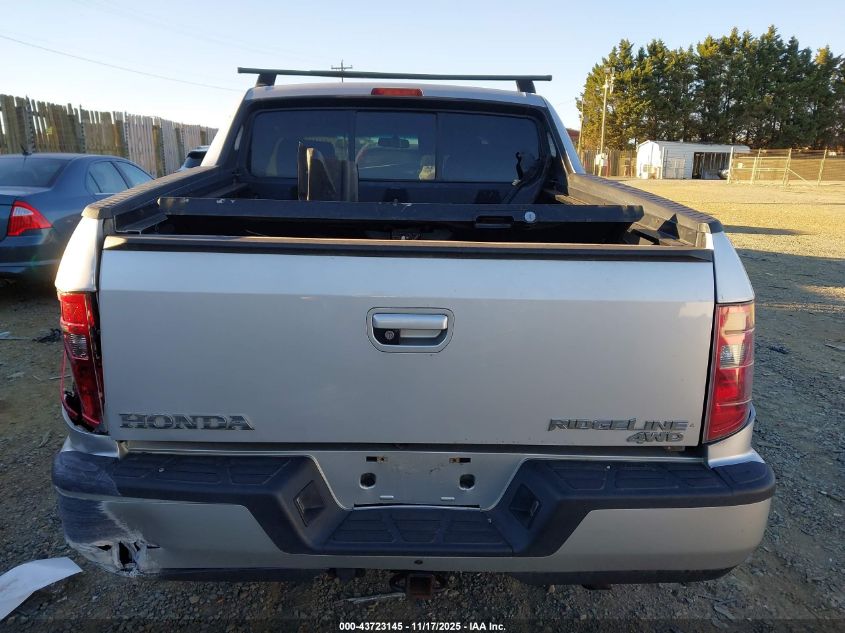 2009 Honda Ridgeline Rts VIN: 5FPYK16449B106566 Lot: 43723145