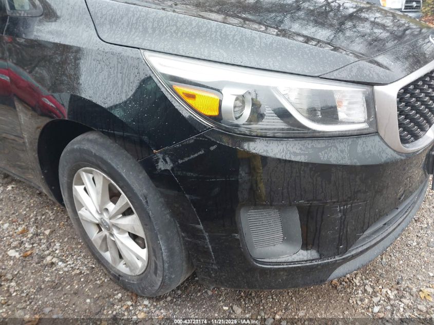 2016 Kia Sedona Lx VIN: KNDMB5C17G6116784 Lot: 43723174