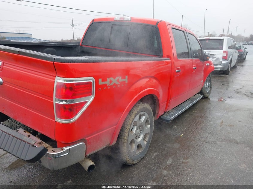 Vin: 1ftfw1et6ckd68614, lot: 44218620, ford f-150 lariat 20124