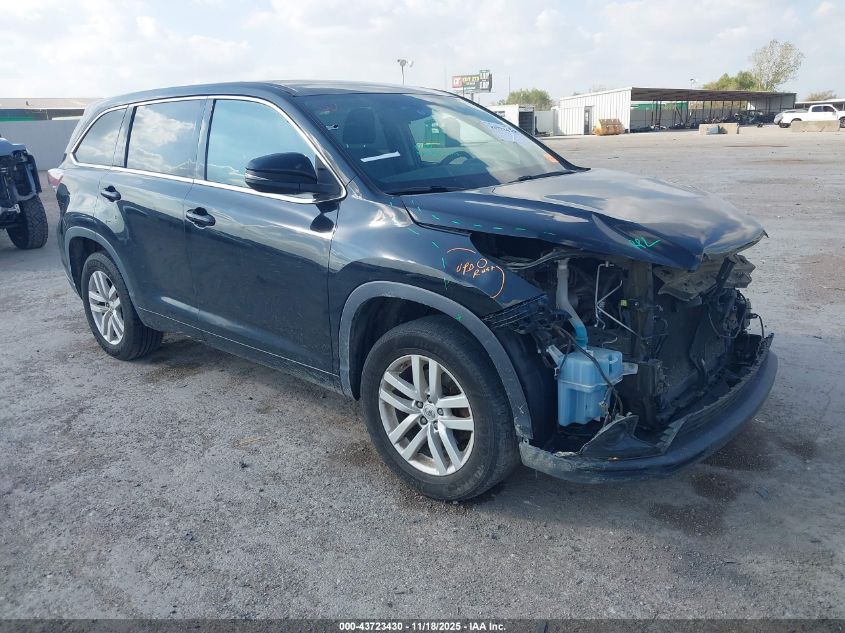 TOYOTA HIGHLANDER LE